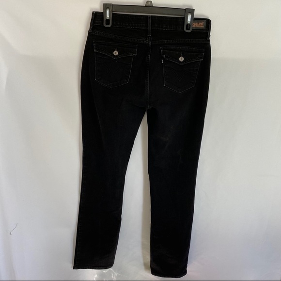 Levi’s women’s black washed jeans Sz 10M waist 30” inseam 30” - Picture 4 of 8